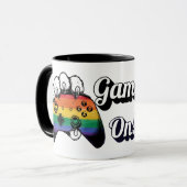 LGBT Pride Game On Tiger Paw Controller Mug 2026 マグカップ (正面左)
