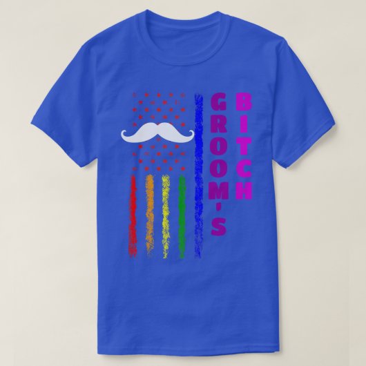 Lgbt Pride Gay Bachelor Party Engagement 1340  Tシャツ (デザイン正面)