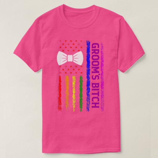 LGBT Pride Gay Bachelor Party Engagement  Tシャツ (デザイン正面)