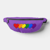 LGBT pride hearts  ファニーパック (レイダウン)