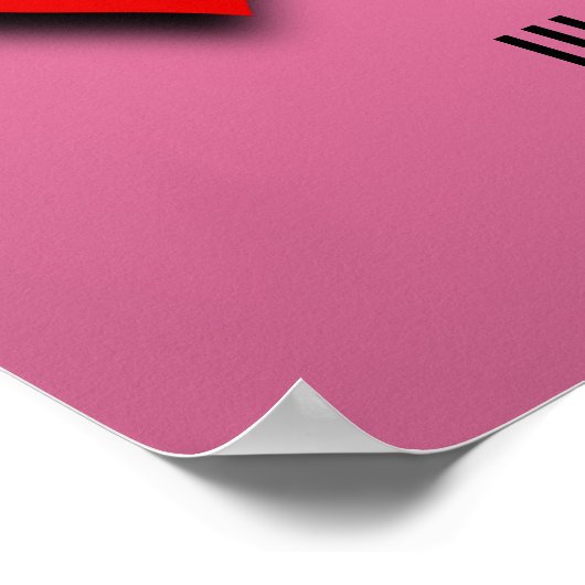 LGBT pride hearts Poster ポスター (角)