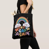 LGBT Pride Month グルーヴィー またゲイとして目覚めた トートバッグ (クローズアップ)