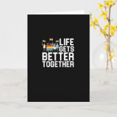 LGBT Pride Support Life Gets Better Together Inclu カード (黄色い花)