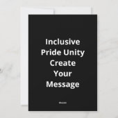 LGBT Pride Support Life Gets Better Together Inclu シーズンカード (裏面)