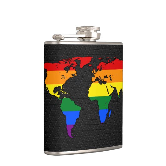 LGBT pride world map  フラスク (右)