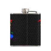 LGBT pride world map  フラスク (裏面)