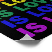 LGBT-Q教えプライドを愛す誇りを持ったる ポスター (角)