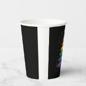 LGBT-Q Pride Christmas Tree Pajama Rainbow Flag 紙コップ (右)