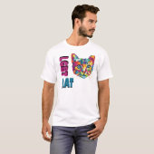 「LGBT Qat」かわいいティー Tシャツ (正面フル)