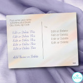 LGBT Rainbow Flagスクリプト独自のゲイパーティーの作成 インビテーションポストカード