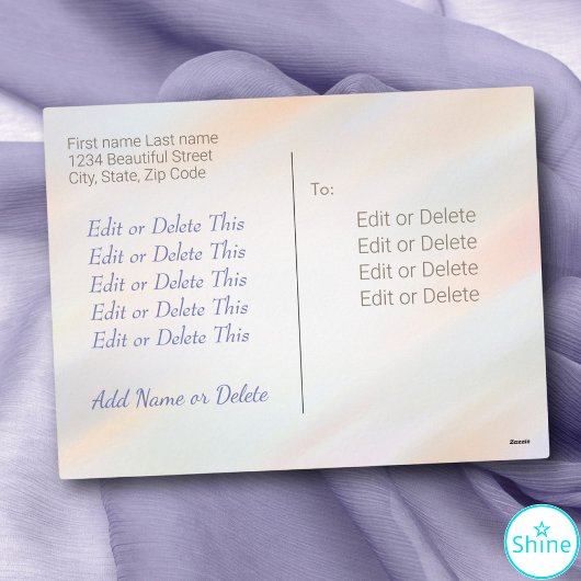 LGBT Rainbow Flagスクリプト独自のゲイパーティーの作成 インビテーションポストカード