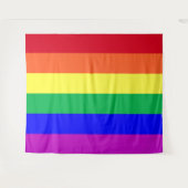LGBT Rainbow Flag Gay Pride Parade Gay Party Decor タペストリー (正面(横))
