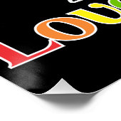 Lgbt Rainbow Lips，愛とプライドLgbt ポスター (コーナー)