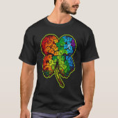 LGBT Rainbow Supporter Gay St Patricks Day Tシャツ (正面)