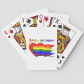 LGBT Regenbogen 2 - Love Spielkarten トランプ (裏面)