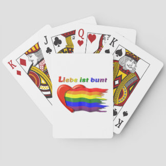 LGBT Regenbogen 2 - Love Spielkarten トランプ