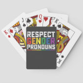 LGBT Respectジェンダー代名詞ゲイレズビアントランス トランプ (裏面)