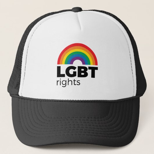 LGBT Rights Rainbow キャップ (正面)