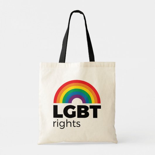 LGBT Rights Rainbow トートバッグ (裏面)