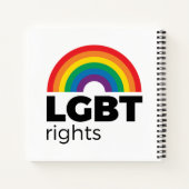 LGBT Rights Rainbow ノートブック (裏面)