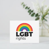 LGBT Rights Rainbow ポストカード (スタンド正面)