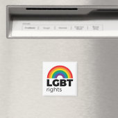 LGBT Rights Rainbow マグネット (インサイチュ (食洗機))