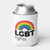 LGBT Rights Rainbow 缶クーラー (缶正面)