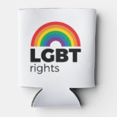 LGBT Rights Rainbow 缶クーラー (正面)