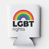 LGBT Rights Rainbow 缶クーラー (裏面)