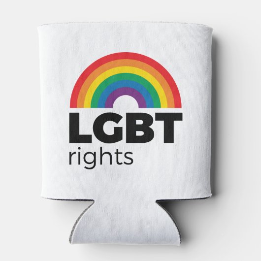 LGBT Rights Rainbow 缶クーラー (裏面)