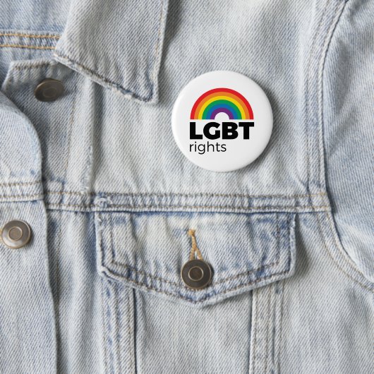 LGBT Rights Rainbow 缶バッジ (インサイチュ)