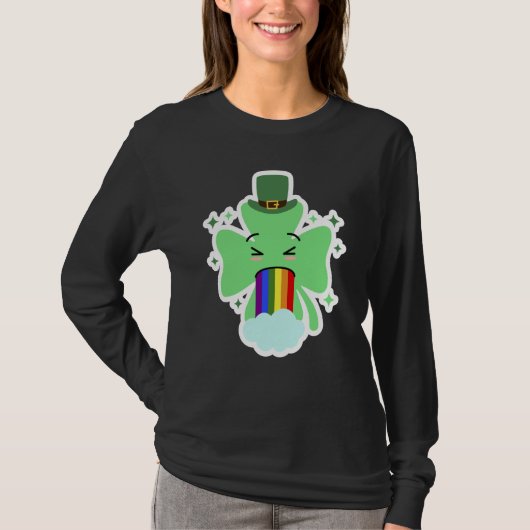 LGBT Shamrock Drinking St Patricks Paddys Day Team Tシャツ (正面)