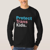 LGBT Support Protect Trans Kid LGBT Pride Tシャツ (正面)