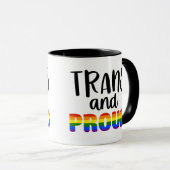 LGBT Trans and Proud Mug マグカップ (正面右)