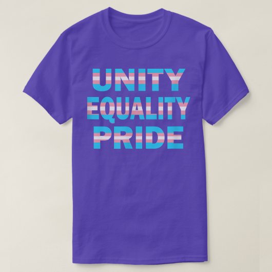 LGBT Transgender Unity Equality Pride June Pride M Tシャツ (デザイン正面)
