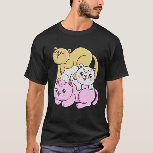 LGBT Twinkプライド旗LGBTQレインボーかわいい Tシャツ (正面)