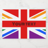 LGBT UK スパークリングワインラベル (シングルラベル)