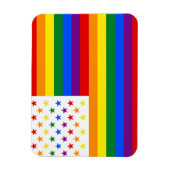 LGBT USA マグネット (縦)