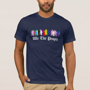 LGBT WEザピープルデザインTシャツ Tシャツ