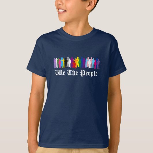 LGBT We The PeopleのデザインTシャツ Tシャツ (正面)