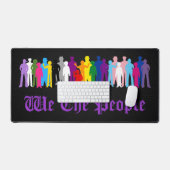 LGBT We The Peopleデザイン デスクマット (キーボード&マウス)
