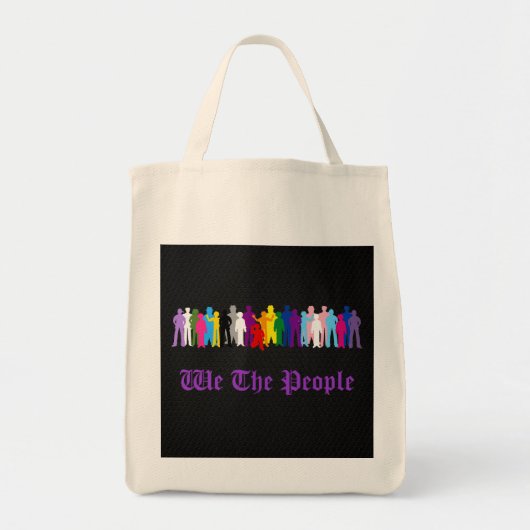 LGBT We The Peopleデザイン トートバッグ (正面)
