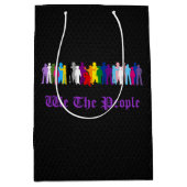 LGBT We The People design ミディアムペーパーバッグ (正面)