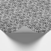 LGBT WORDS BLACK - 2014プライド.png ラッピングペーパー (角)