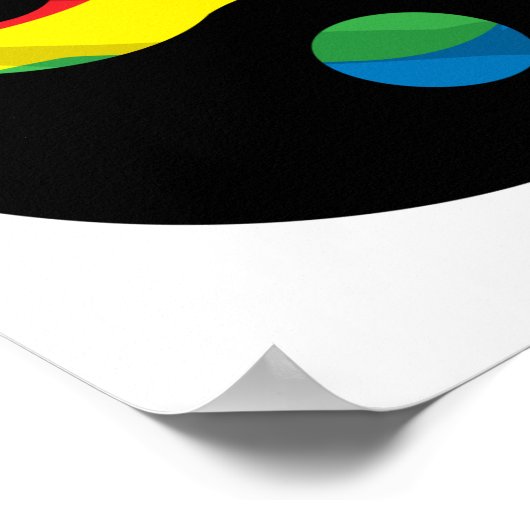 LGBT Ying Yang ポスター (角)