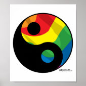 LGBT Ying Yang ポスター (正面)
