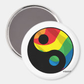 LGBT Ying Yang マグネット (正面/裏面)