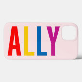 LGBTG Community Diversity Equityへのピンクの同盟国 Case-Mate iPhoneケース (裏面 (横))