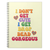 LGBTQおもしろいプライド月ノート ノートブック (正面)