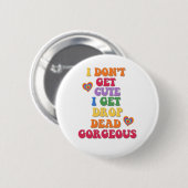 LGBTQおもしろいプライド月6 Cmラウンドバッジ 缶バッジ (正面&裏面)